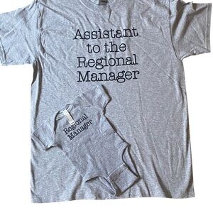 Rabbit Skin Newborn Cotton Graphic Onsie & Adult Matching Tee Shirt